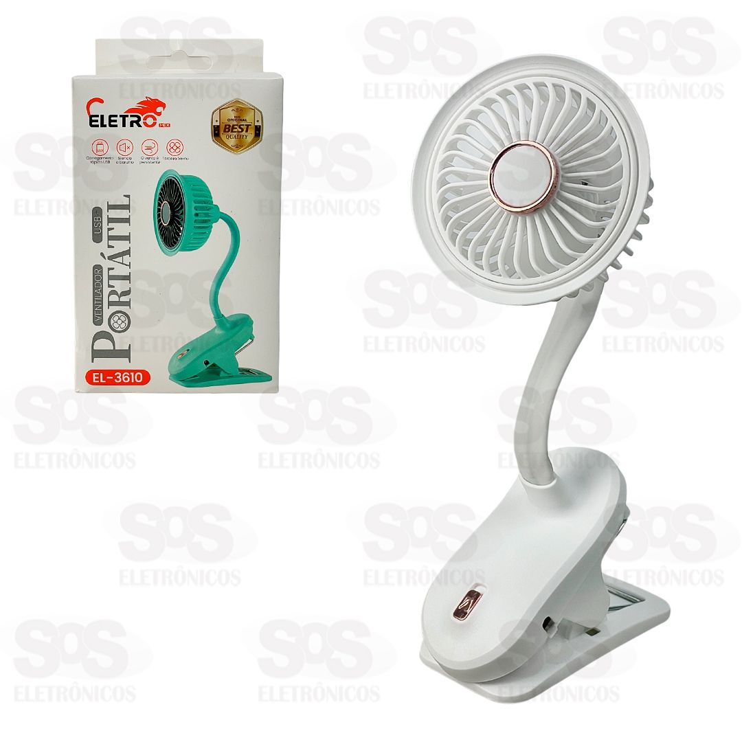 entilador Articulável De Mesa Com Garra Eletromex EL-3610