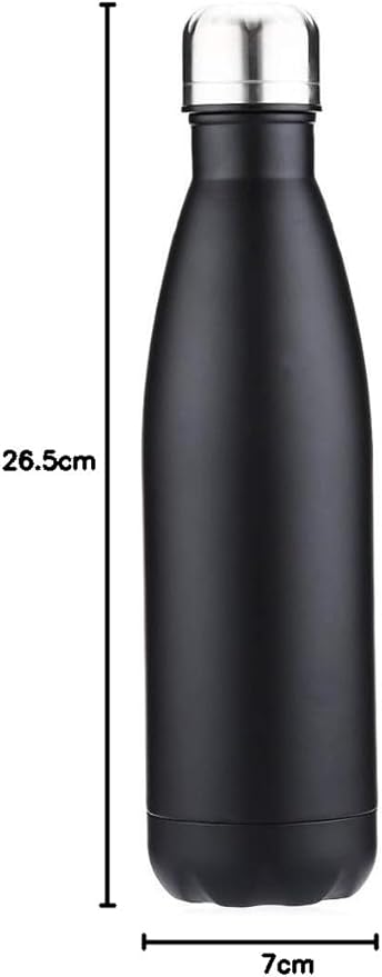 Garrafa De Água Portatil Inox Térmica Squeeze Com Camada Dupla Para Academia Esporte 500 ML