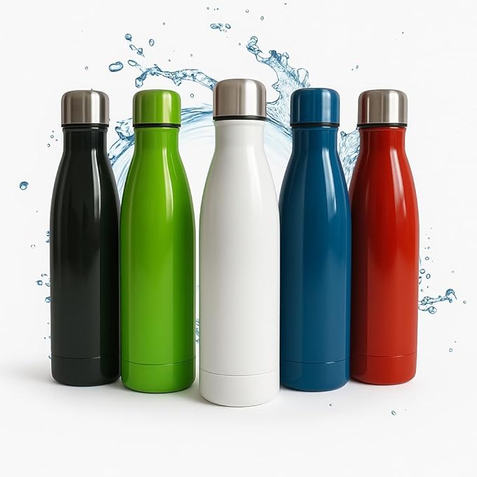 Garrafa De Água Portatil Inox Térmica Squeeze Com Camada Dupla Para Academia Esporte 500 ML