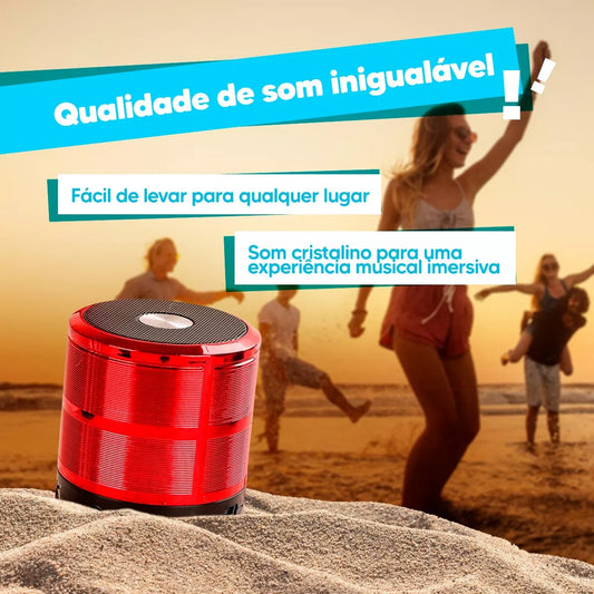 Caixinha De Som Bluetooth Kapbom Ka887 Sem Fio Portátil