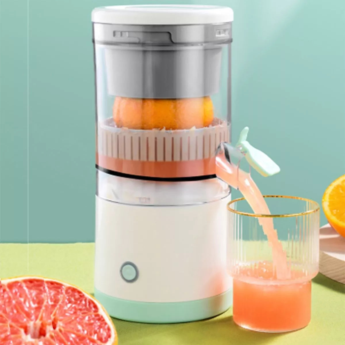 Mini Espremedor De Laranja Eletrico Portatil 45W Kapbom