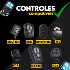 Controle Remoto Compativel 433Mhz Portao Electronico Garagem 4 Botoes