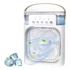 Ventilador Portátil com 3 Velocidades 5 Sprays Umidificadores 7 Cores LED 600ML Bmax