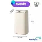 Lixeira Automatica com Sensor Inteligente 35Lts