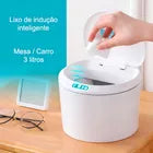 Lixeira De Cozinha Com Sensor Elétrica Inteligente 3lts Usb