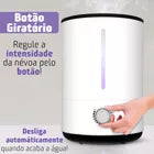 UMIDIFICADOR  DE AR PROFISSIONAL 4L COM RESERVATIO P OLEO ESSENCIAL