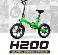 BICICLETA ELÉTRICA COMPACTA E DOBRÁVEL INOW H200