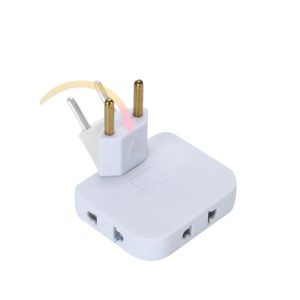 Adaptador De Tomada Articulado Flexível Com 3 Saídas 10A