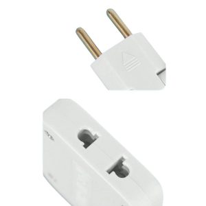 Adaptador De Tomada Articulado Flexível Com 3 Saídas 10A