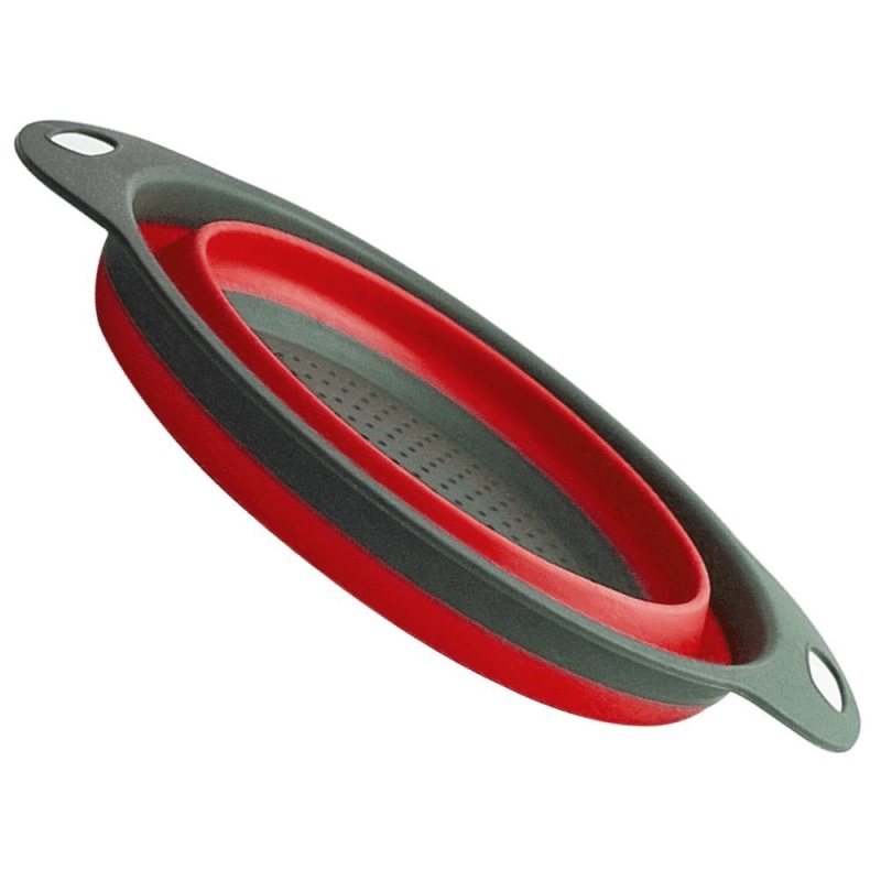 Escorredor de Silicone Dobrável para Macarrão Legumes Verduras