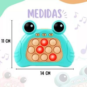Pop It Eletronico Fidget Brinquedo De Apertar Anti Stress Bichinhos Sapinho