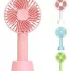 Mini Ventilador Portátil De Mão E Mesa Usb Recarregável